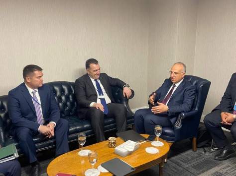 سويلم يلتقى وزير الموارد المائية والطاقة بجمهورية طاجكستان